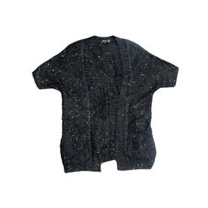 BCBGMAXAZRIA Women's Boho Cardigan Knit Crochet Sweater NWT Size Medium